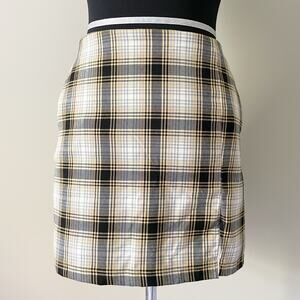 Urban Outfitters plaid mini skirt